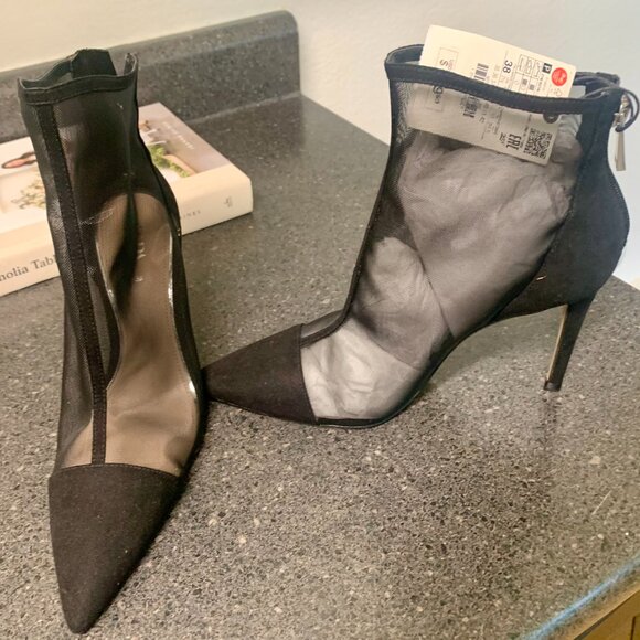 Mesh Pointed Toe Boot - Picture 2 of 3